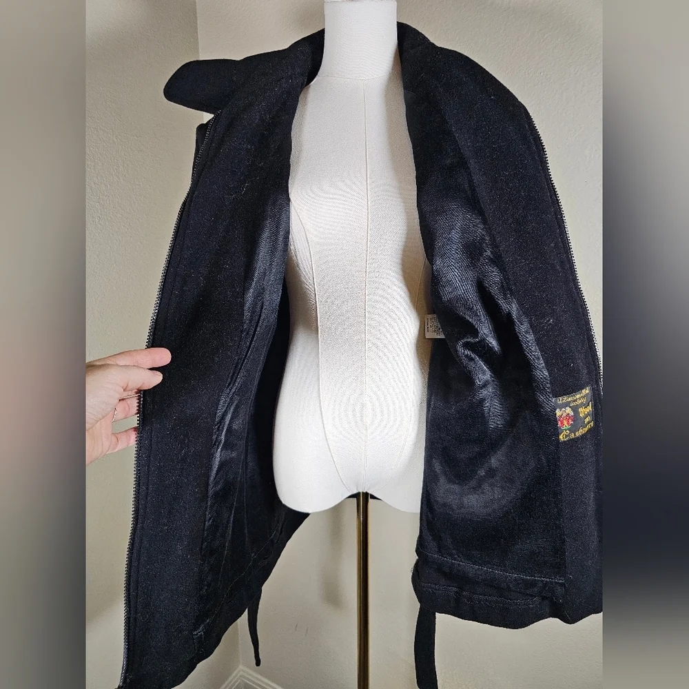 Talbots Petites Wool Cashmere Blend Winter Coat Size Medium - Picture 6 of 15